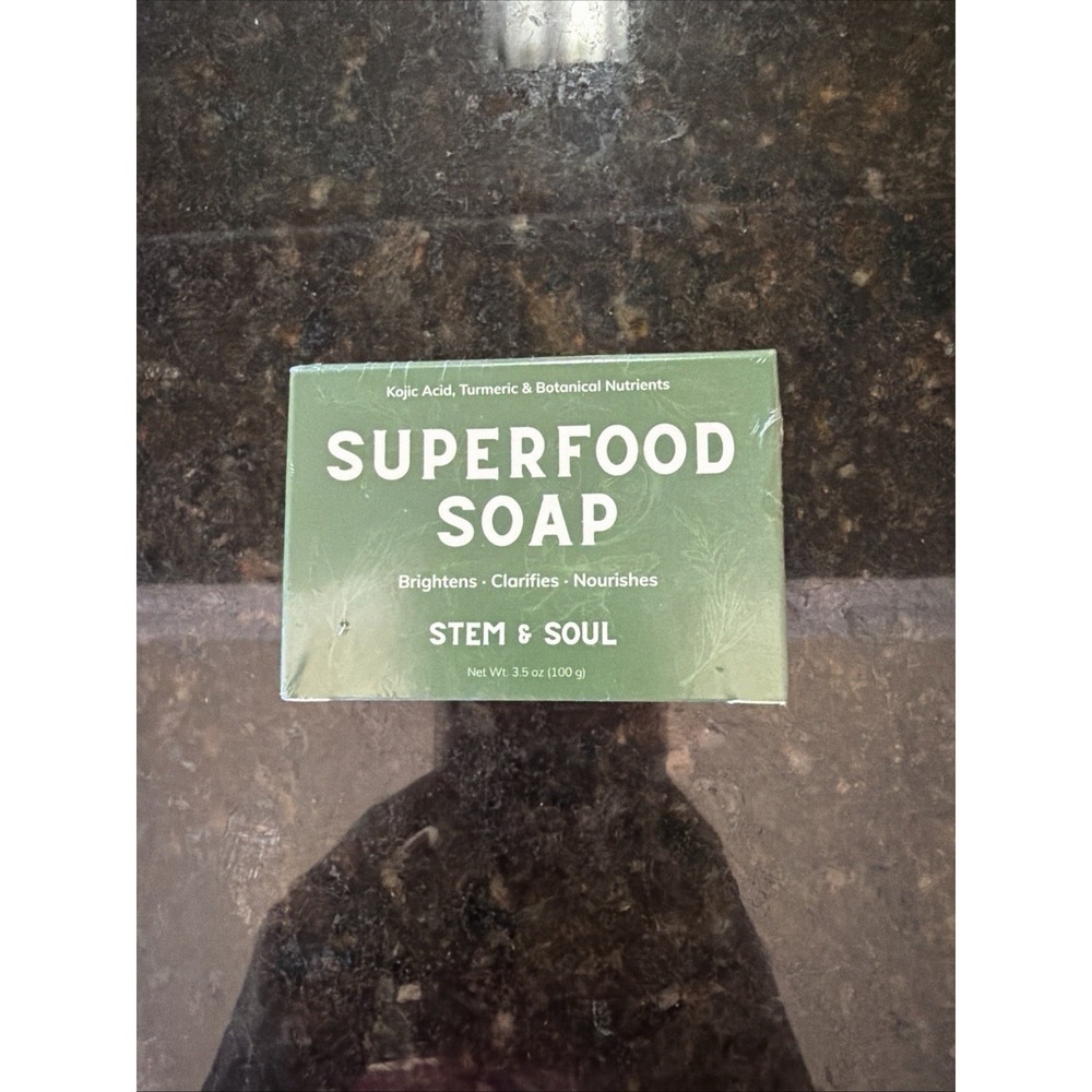 Stem And Soul Superfood Soap, Upgraded Stem & Soul Turmeric Lemon SoapBar